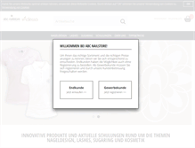 Tablet Screenshot of abc-nailstore.at