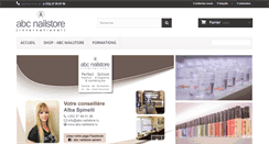 Desktop Screenshot of abc-nailstore.lu