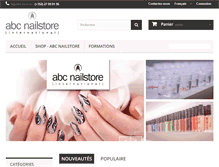 Tablet Screenshot of abc-nailstore.lu